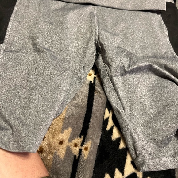 SASA Fashion 2pc Biker Short Set Black & Grey S/M - Picture 5 of 13